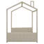 Lit en bois Velvet House, beige-1371357696