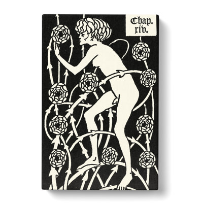 Hermaphroditus by Aubrey Beardsley - Wrapped Canvas Painting