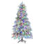 Arbre de Noël pré-éclairé enneigé-264545833