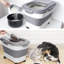 Contenant pour aliments pour chiens, contenant pliable pour aliments pour chiens avec couvercles, seau à bacs à roulettes, support de garde-manger scellable en plastique-107332926