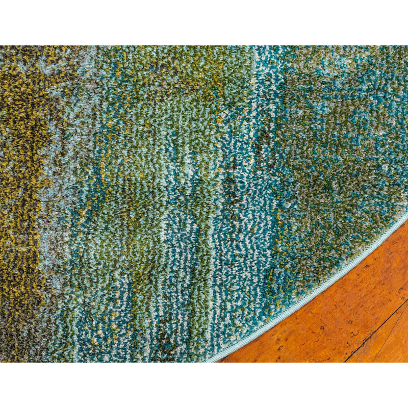 Meadow Abstract Indoor Rug, Square 8'
