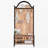 76.8" Hall Tree with Bench and Shoe Storage, 6-in-1 Entryway Coat Rack with 5 Hooks, Arched Hall Tree Entryway Bench with Shoe Rack, Metal Frame Entryway Organizer for Mudroom, Foyer, Natural