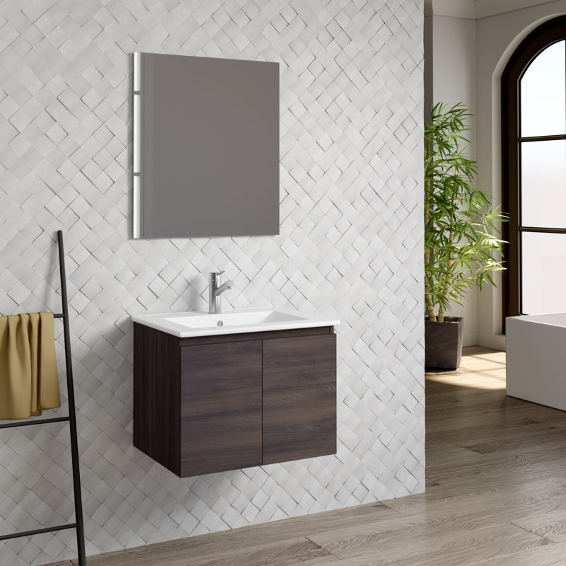 Jasso 23'' Single Bathroom Vanity with Manufactured Wood Top