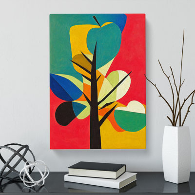 Unique Abstract Apple Tree Vol.2 - Wrapped Canvas