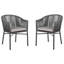 Chaise de patio avec coussin