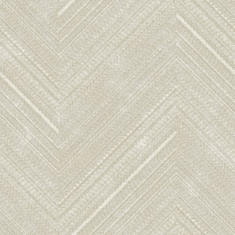 Fallis Harringtone Linen Effect Herringbone 10.05m x 53cm Textured Matte Wallpaper Roll, Beige