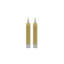 2 Pc  Sm Champagne Taper Flameless Candle-204899342