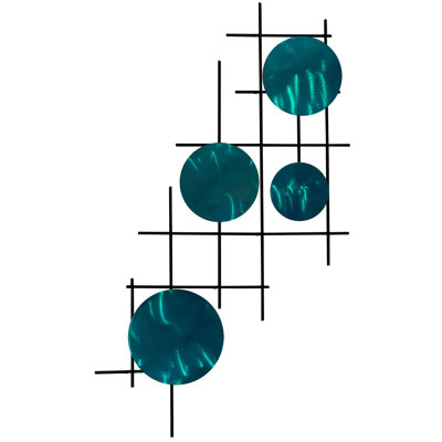Satellite Circles Metal Decor