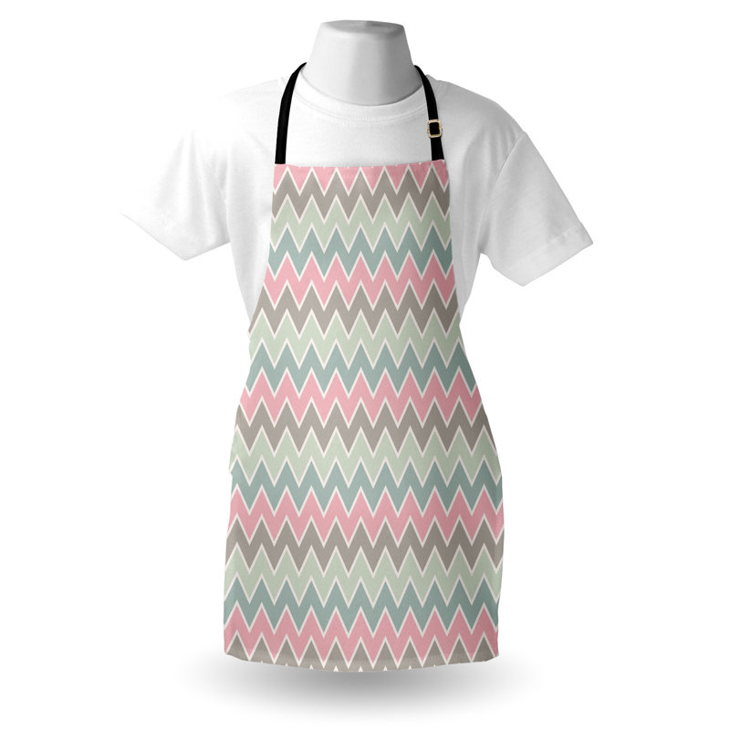 East Urban Home Vintage Apron Unisex, Modern Abstract Forms, Adult Size, Multicolor