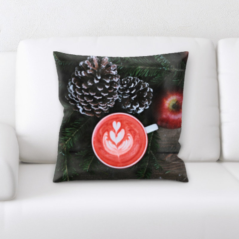 Microsuede Throw Pillow