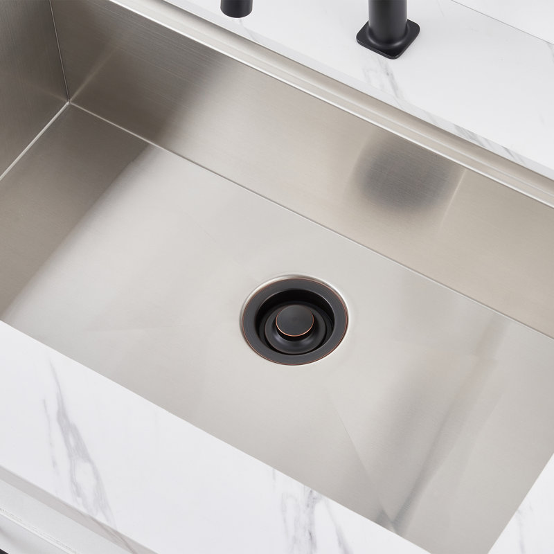 Kitchen Sink Garbage Disposal Flange and Stopper, Oil Rubbed Bronze