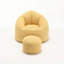 Fauteuil à billes rembourré avec repose-pieds-567656689
