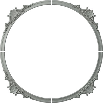 Ensemble d'anneaux de plafond coquille