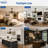 20" Caged Ceiling Fans with Remote Control for Patio Kitchen Bedroom, Farmhouse Flush Mount Ceiling Fan with Lights Reversible 6 Speed Timer Black-720269351-720269349