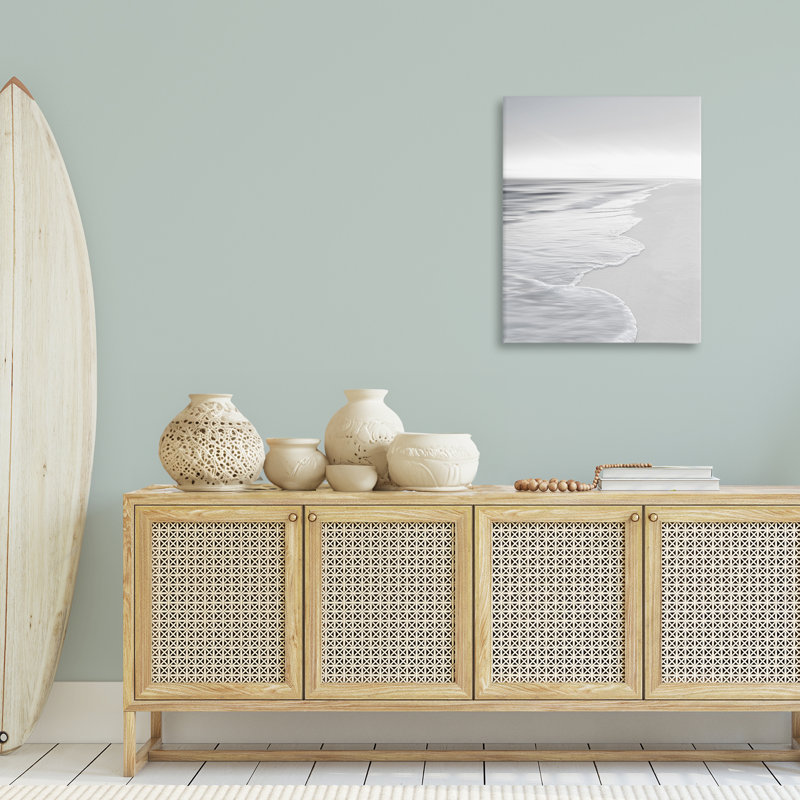 Toile «Foamy Beach Coast», conception par Maggie Olsen, H 30 po x l 24 po