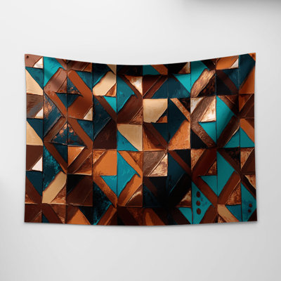 Southwestern Patterns Arrowhead Geometry 199 Wall Tapestry