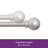 Ball End Single Curtain Rod, 28-48" or 48-86" Adjustable Length, 5/8" Dia. Steel - Basics by Wayfair™-737442052-737668631