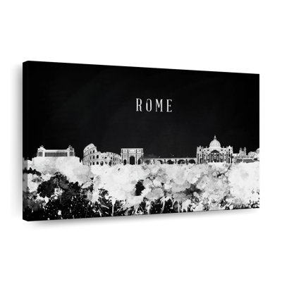 Rome Skyline BW
