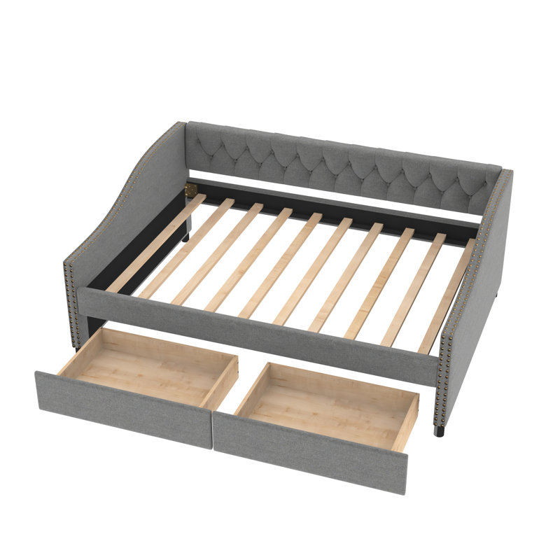 Upholstered Daybed, Gray