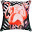 Ensemble de 4 housses de coussin en coton avec fermeture à glissière cachée Flamingo