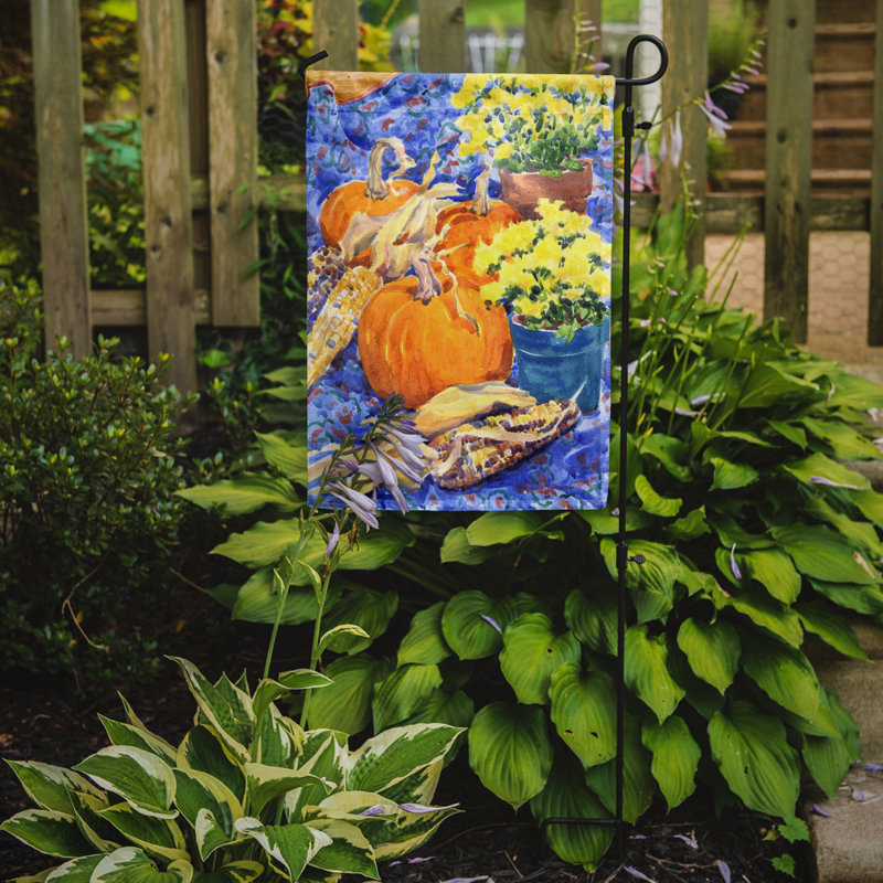 Ferullo Double Sided 15'' H x 11'' W Polyester Thanksgiving Garden Flag
