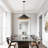1-Light Modern Dome Adjustable Dimmable Pendant Light Fixture-1235124720