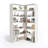 6-tier Corner Bookshelf With Baffles, L Shaped Tall Bookcases, 6-tier Bookshelf And Bookcase With Open Storage For Home Office