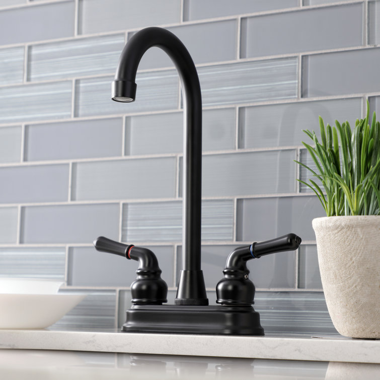 Kingston Brass Magellan Two-Handle 2-Hole Deck Mount Bar Faucet