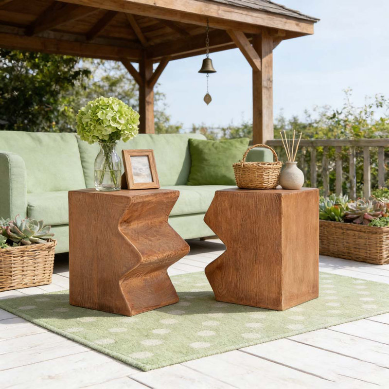 Ensemble de tables d'appoint, Naturel