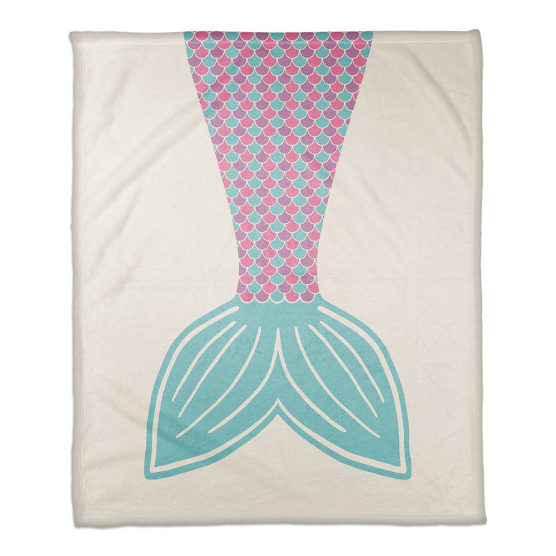 Jeté polaire Mermaid Tail