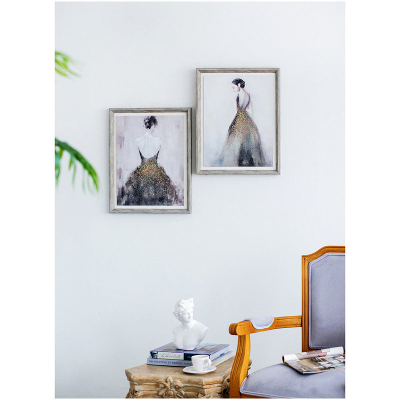 Figurine féminine, art mural