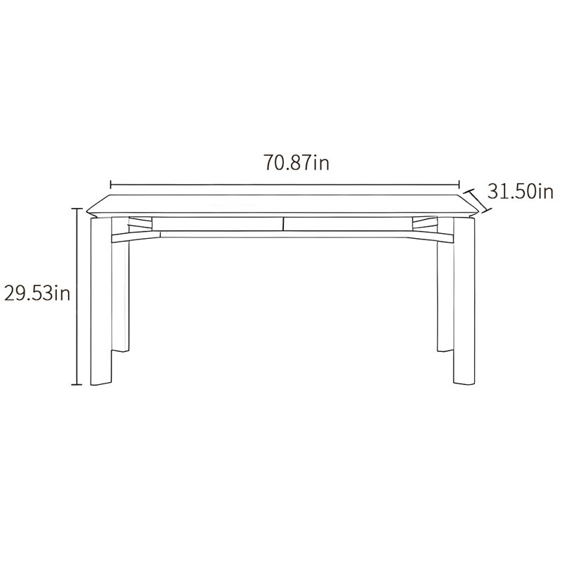 Samsa, 29.53"H x 70.87"L x 31.5"W