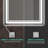 Anti Fog LED Bathroom Mirror 3 Colors Dimmable Vanity Mirror with Back and Front Lighting-1301524909