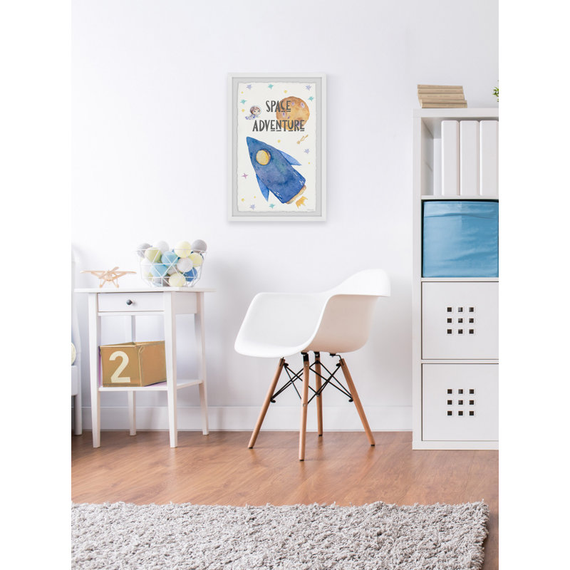 Vickery Space Adventure - Single Picture Frame Painting, 91cm H x 61cm W