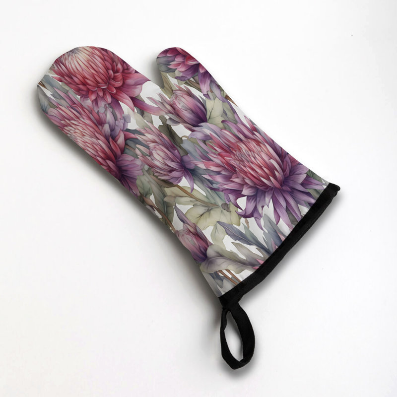 Sergé de coton à motif floral