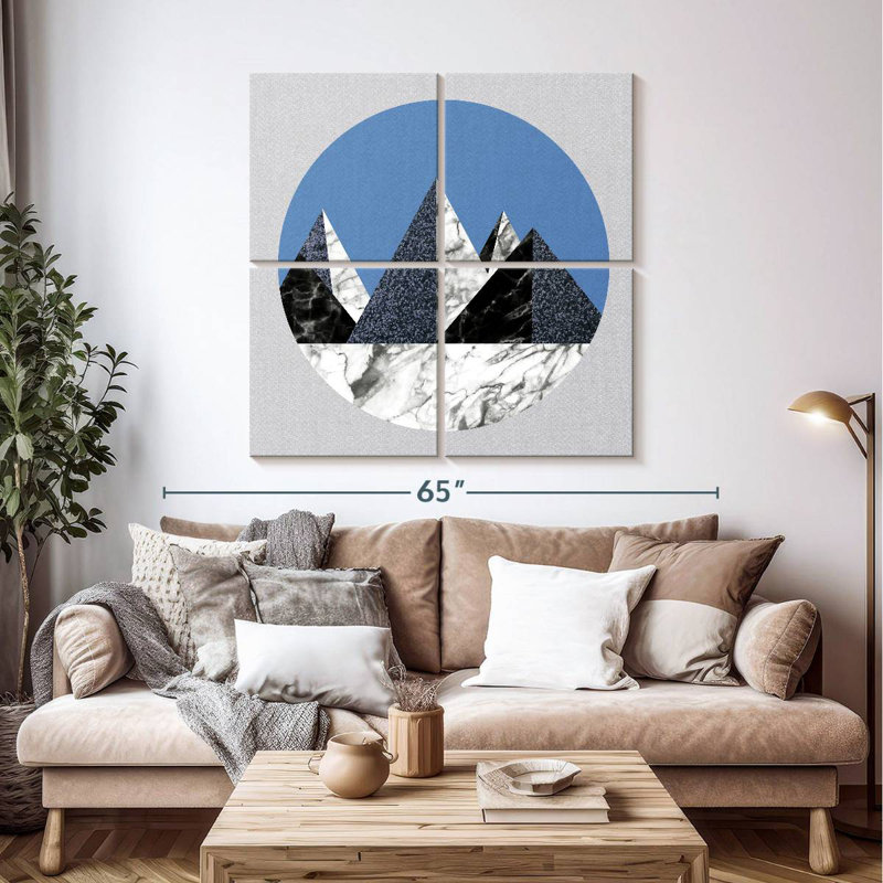 Alvord Basic Mountain, 57" H x 57" W