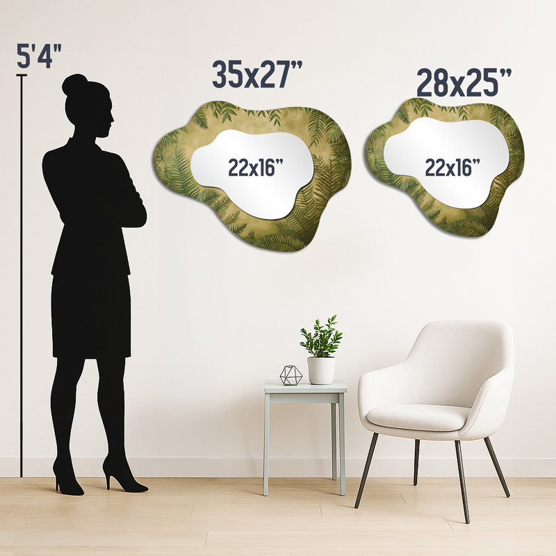 Miroir d'appoint Minimalist, 27" x 35"