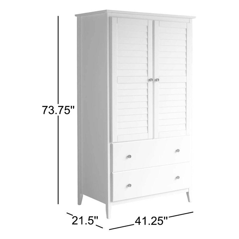 Armoire Greenport, Gris brossé
