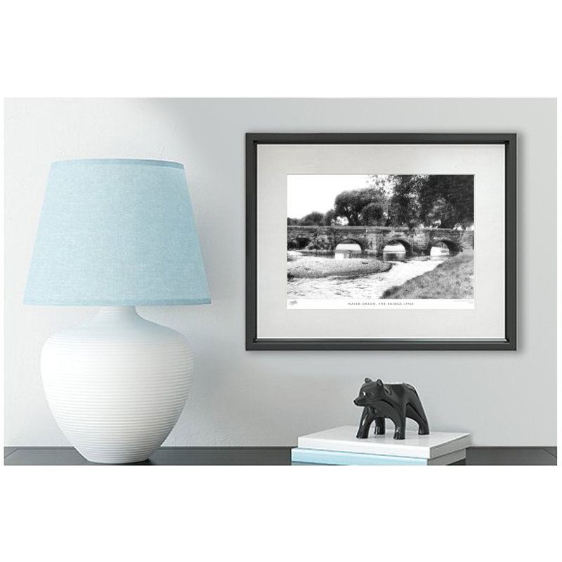 Water Orton, The Bridge C1965 - Single Picture Frame Print, 60cm H x 80cm W x 2.3cm D