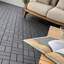 Paquet de 44 tuiles de patio intérieures / extérieures en plastique imperméables 12 po x 12 po