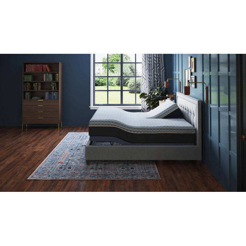 Split Top Adjustable Bed Base With Head And Foot Position Adjustment
