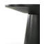 Ensemble de chaises et console à accoudoirs noirs l 21 po avec piédestal 3 pièces