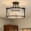 Plafonnier encastré en cristal 4 lumières