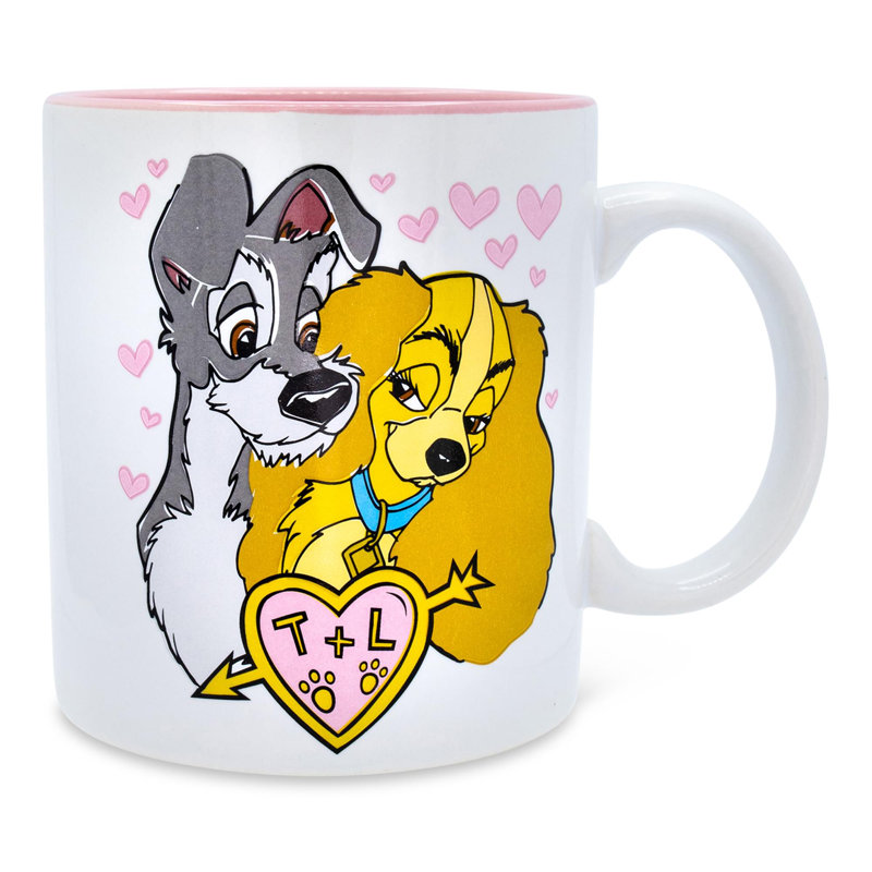 Silver Buffalo Disney Lady and the Tramp Mug