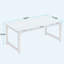 70.8" Executive Office Desk, Modern Computer Workstation With Thick Metal Frame-1743017042