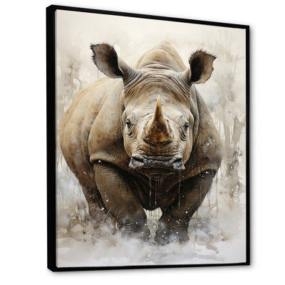" Rhinoceros Majestic Portrait "