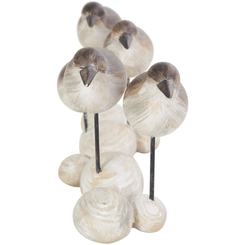 Sculpture brune Hadi Polystone Bird