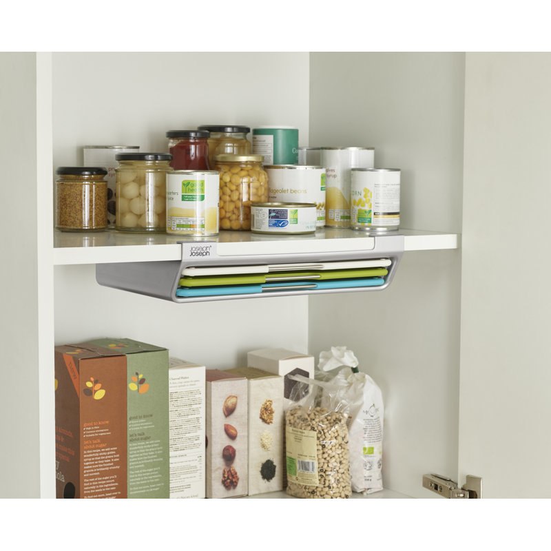 Folio Slim 3-Piece Under-shelf Cutting Board Set, Regular - 11.75" L x 8" W