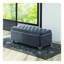 Banc de rangement rembourré en velours Rebekah