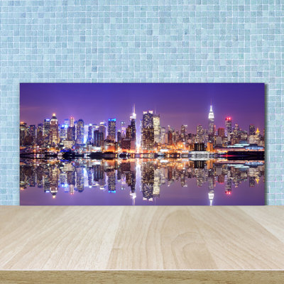 50cm W x 100cm L Glass Peel and Stick Panel